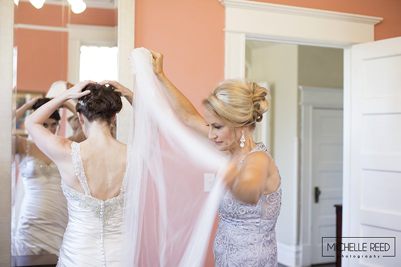 bride getting ready photo