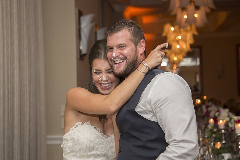 cutting of the cake photo
