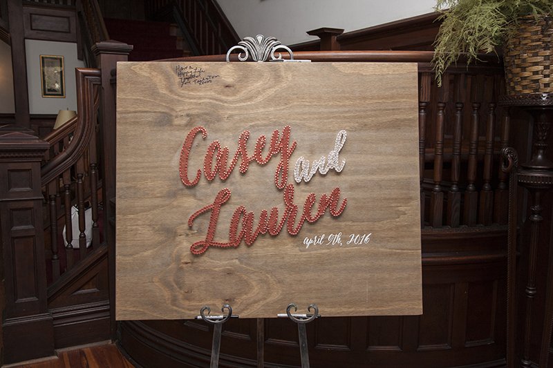 Handmade wedding decor 