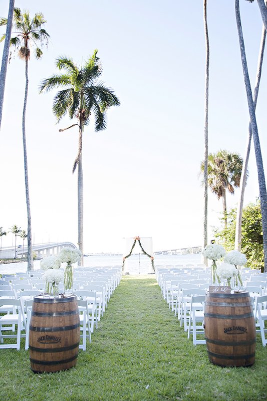 ceremony site photo at Burrough's Home