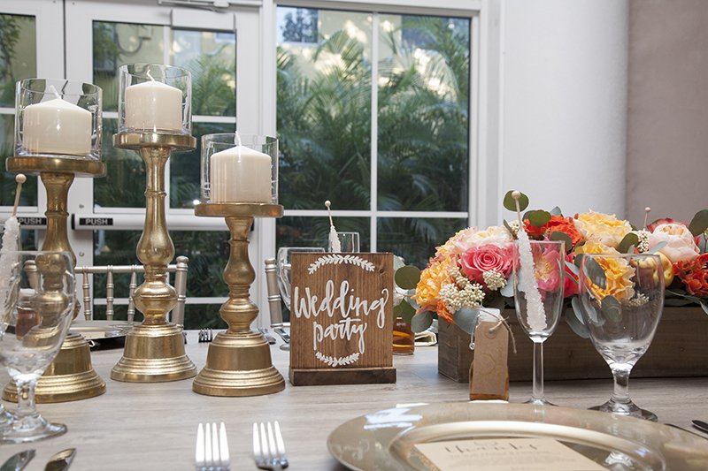 wedding table setting