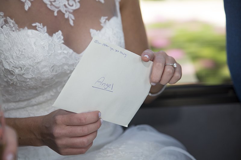 Letter from the groom