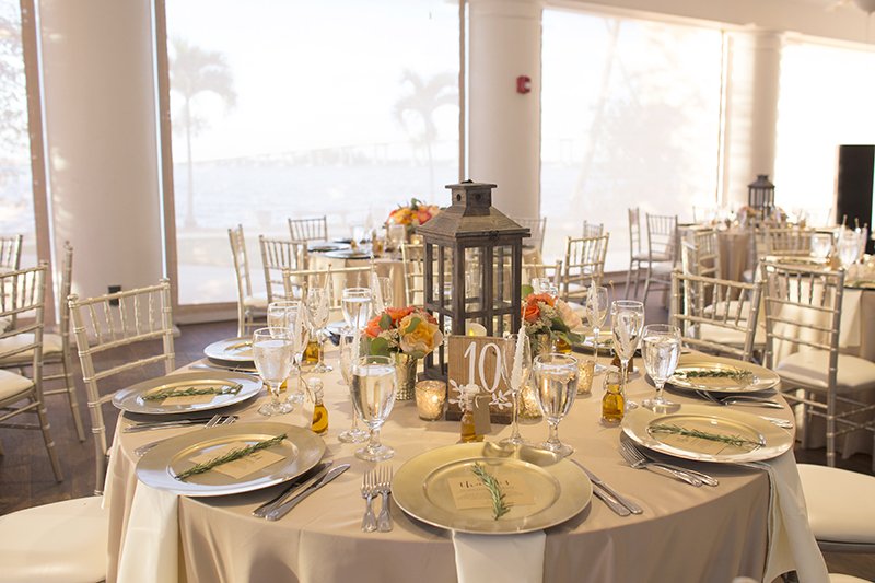 table setting at wedding 
